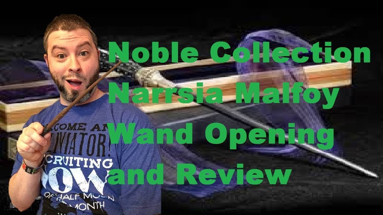 Noble Collection Narrsia Malfoy Wand Opening and Review (RE-UPLOAD)