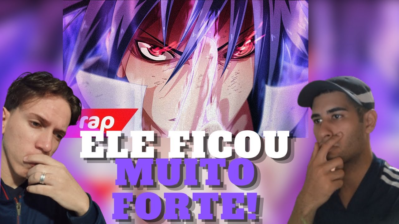 REACT- Rap do Sasuke (Naruto) - MALDIÇÃO DO ÓDIO | NERD HITS