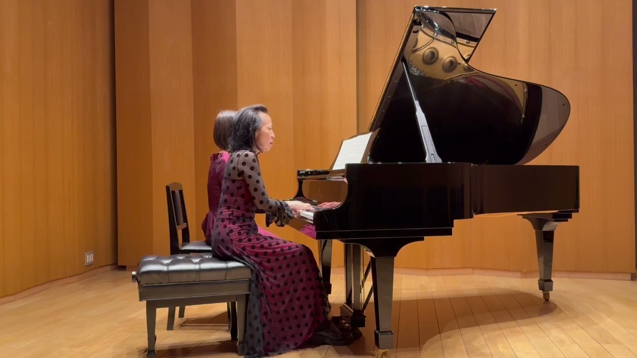 Brahms 《16 Walzer für Klavier zu vier Händen, Op. 39  A-Dur》　#brahms #klavier 