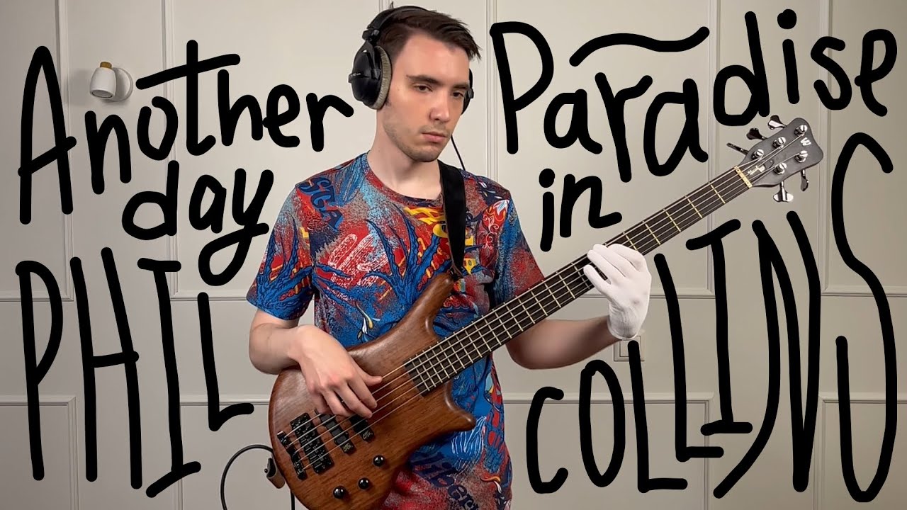 Phil Collins - Another Day In Paradise (Bass Cover) TAB in description