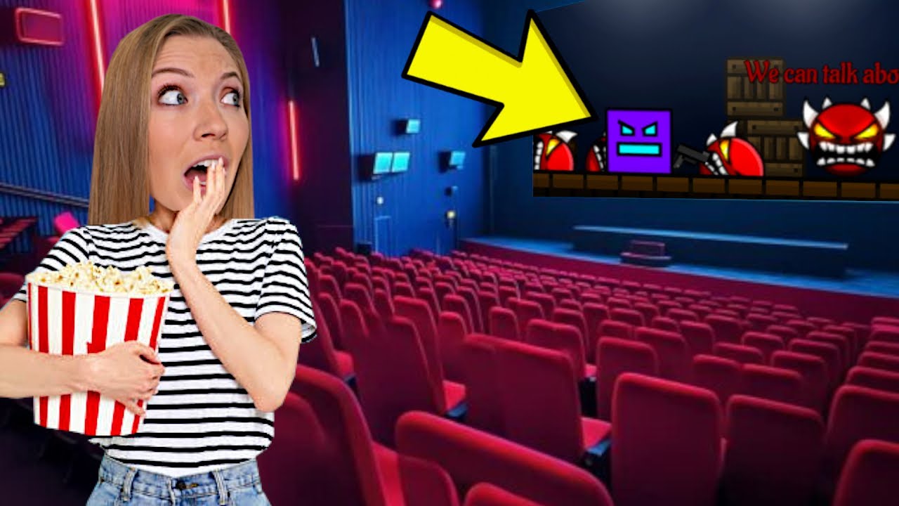 Я смотрел фильмы по Geometry Dash!