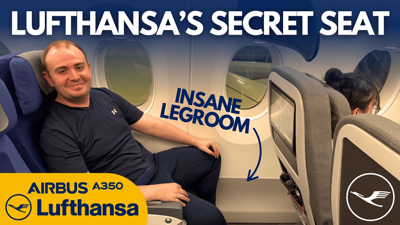 Lufthansa's Economy seat that's BETTER than Premium | Flight Review | Hong Kong-Frankfurt | A350-900