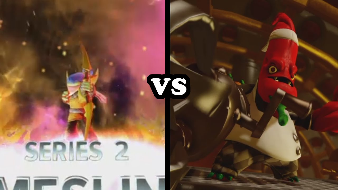Skylanders Trap Team - S2 Flameslinger VS Chef Pepper Jack