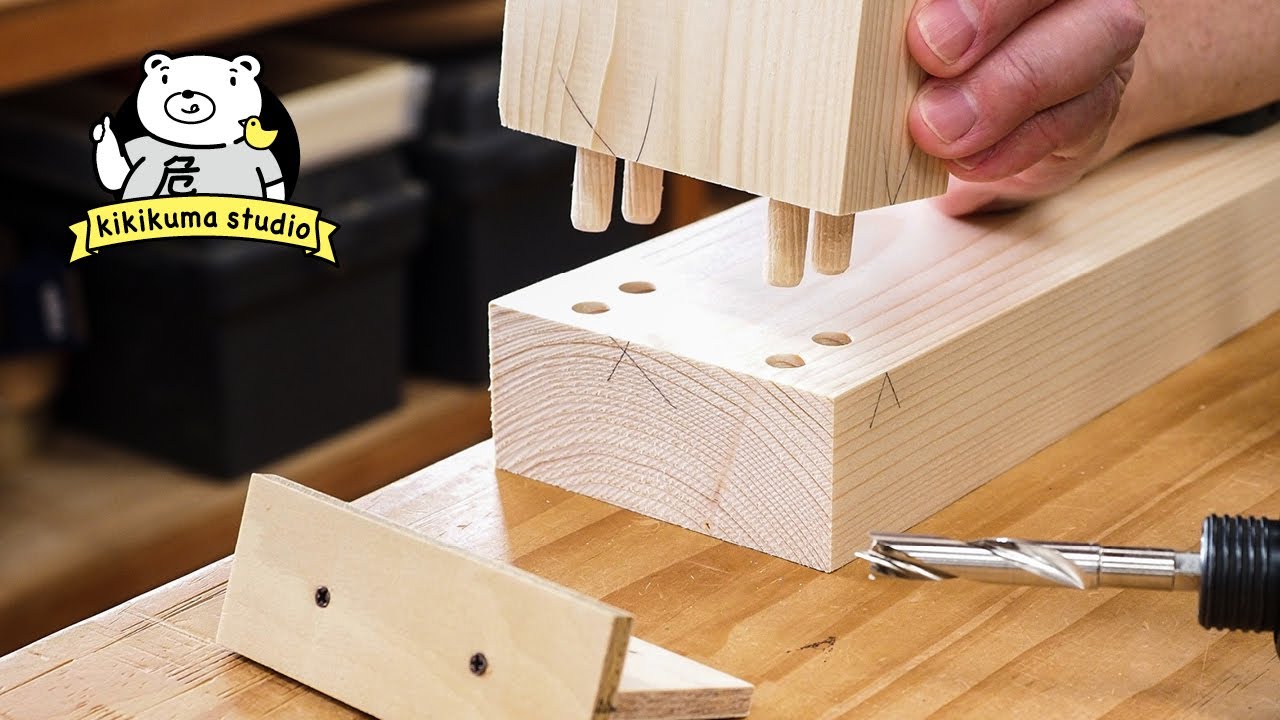 10 minutes Dowel Jig: Dowel joints got easier and quicker even by beginners (subtitle explanation)