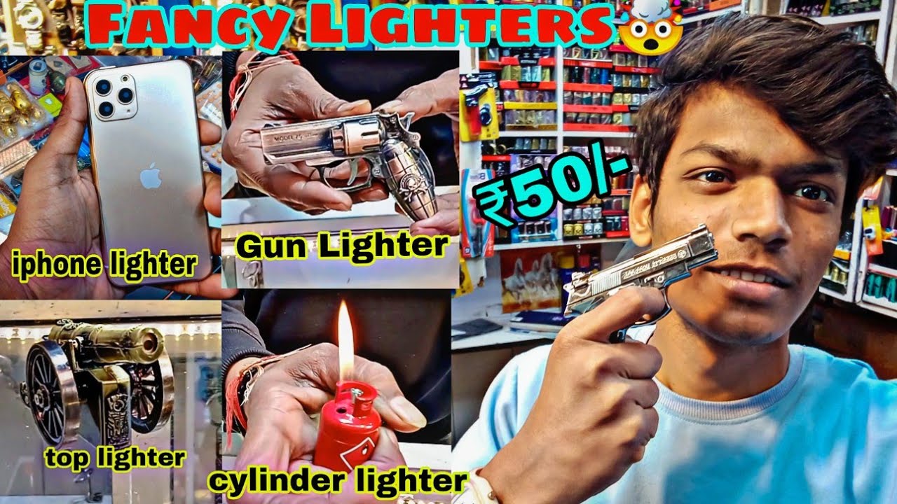 Buy Fancy Lighter at cheap price 🔥🔥 wholesale price shop in delhi | Buy - gun , iphone, cylinder etc
