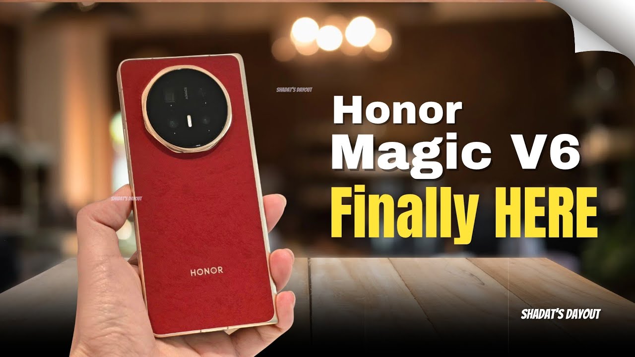 Официальный тизер Honor Magic V6 — наконец-то он здесь!