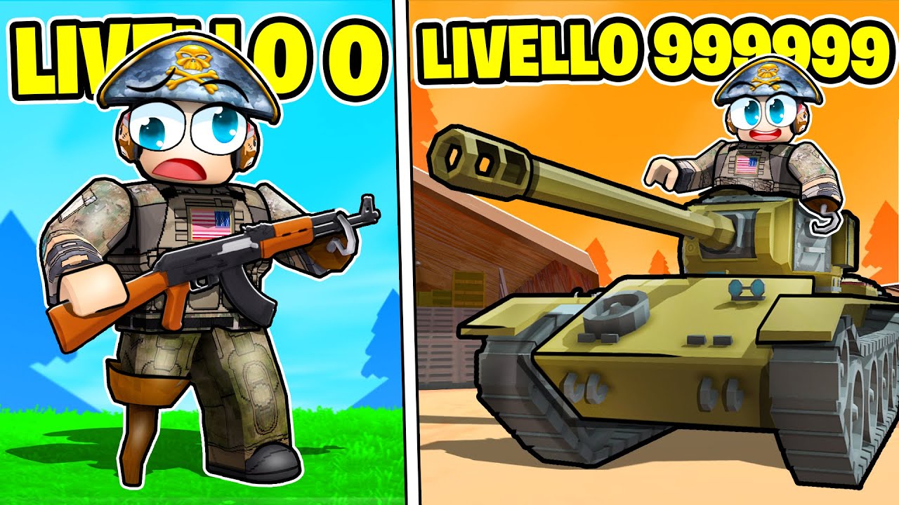 CARRO ARMATO NOOB VS CARRO ARMATO PRO SU ROBLOX!