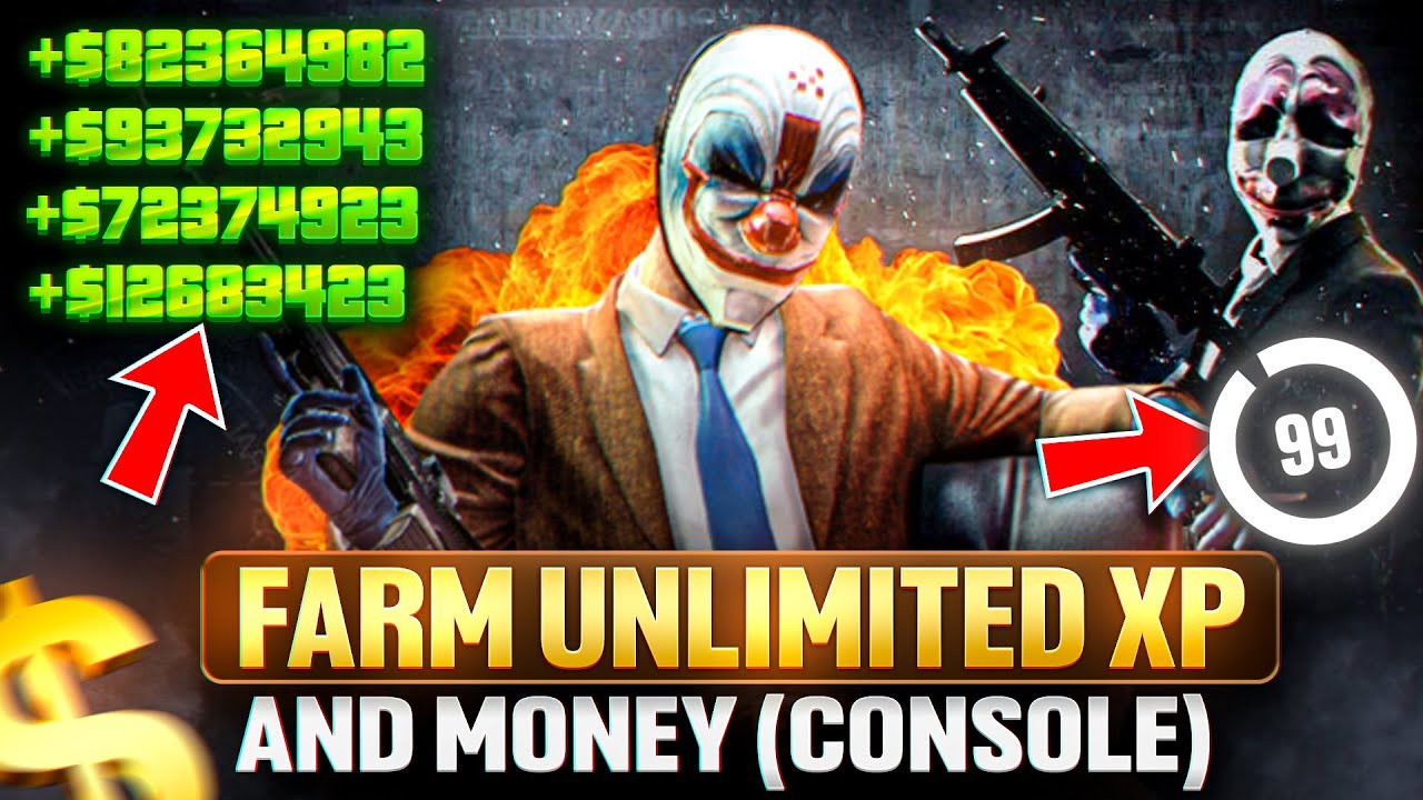 PAYDAY 2: Cook off Glitch - Farm Unlimited Xp and Money (Console)
