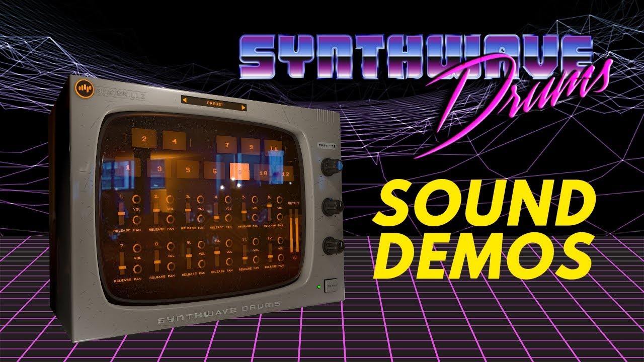 Synthwave Drums - Sound Demos - Beatskillz.com