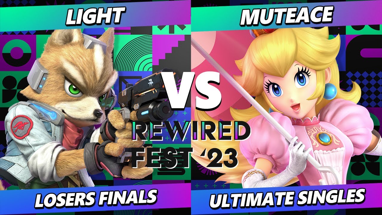 ReWired Fest 2023 Losers Finals - Light (Fox) Vs. MuteAce (Peach) Smash Ultimate - SSBU