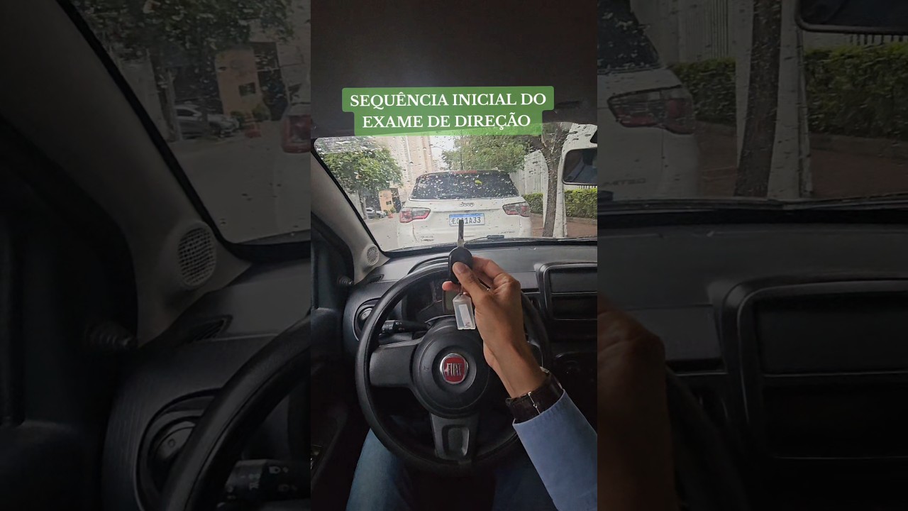 Sequ&ecirc;ncia Inicial do Exame de Dire&ccedil;&atilde;o #autoescola #primeirahabilita&ccedil;&atilde;o
