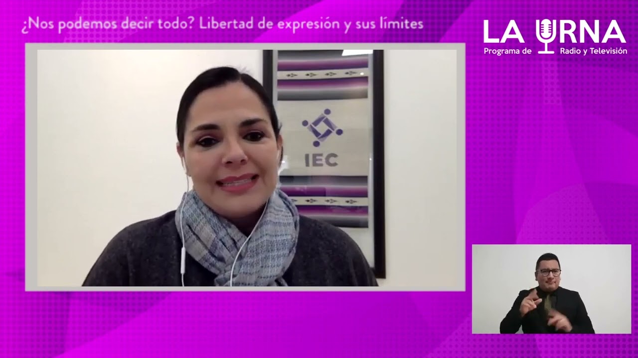La URNA programa de TV streaming: Libertad de expresión: ¿Podemos decirnos de todo?