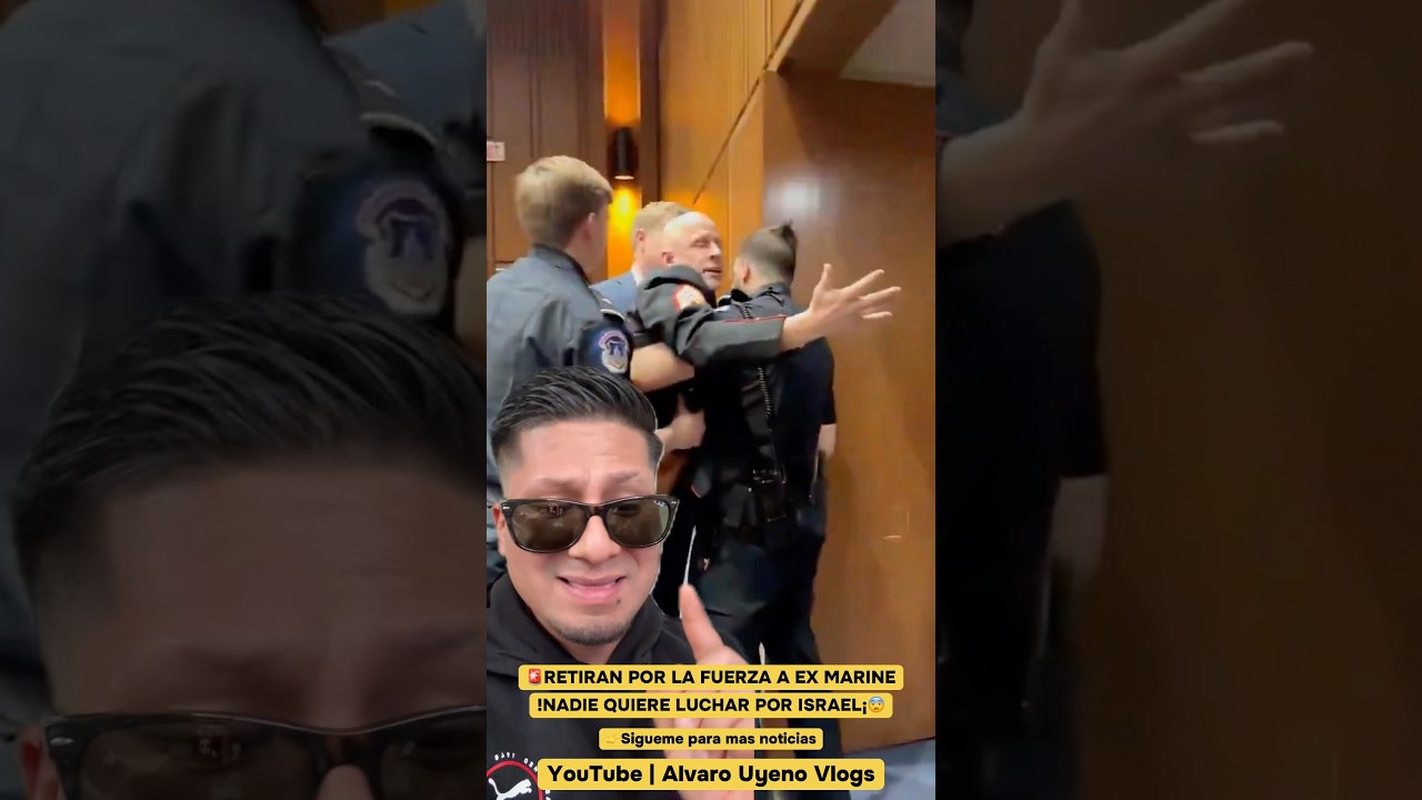 🚨RETIRAN A LA FUERZA A EX MARINE DE LA AUDIENCIA😧#marinesusa #noticiadeultimahora #iranvsusa #new