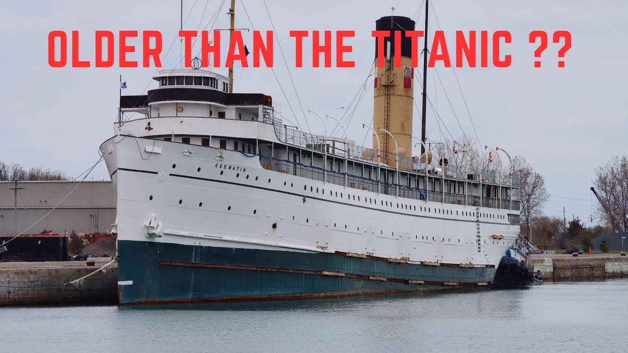 Classic Lady of the Great Lakes, SS KEEWATIN Transiting the Welland Canal