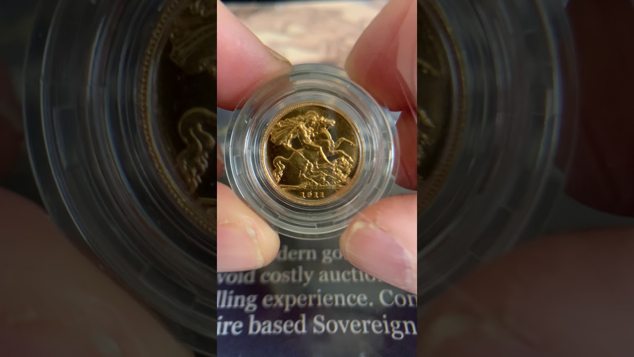 1911 Proof Half Sovereign