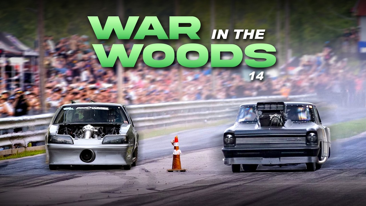 Самые быстрые тачки против САМОЙ ОПАСНОЙ дрэг-трассы.. (War in the Woods 14)