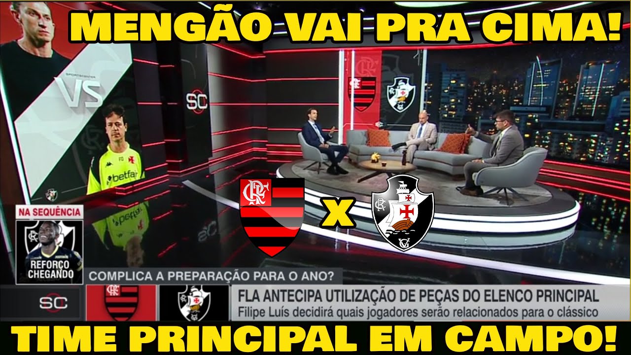 MARTELO BATIDO! FLAMENGO VAI JOGAR COM OS TITULARES CONTRA O VASCO!