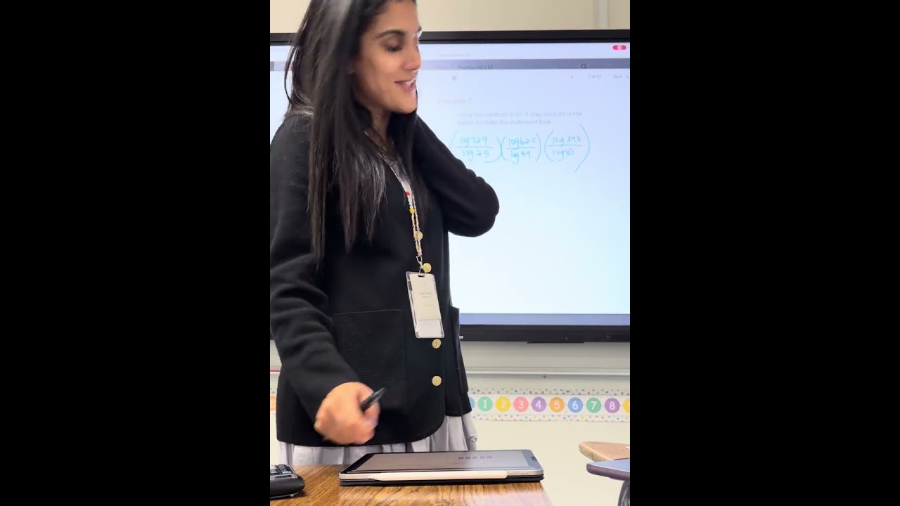 Algebra 2 amplify 6.12 homework logs change of base 
