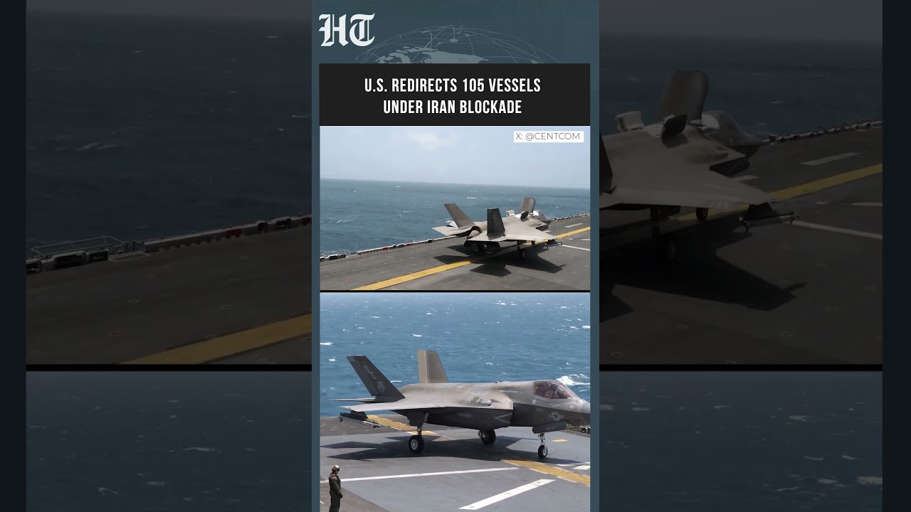 U.S. Redirects 105 Vessels Under Iran Blockade As Strait Of Hormuz Crisis Escalates | #shorts