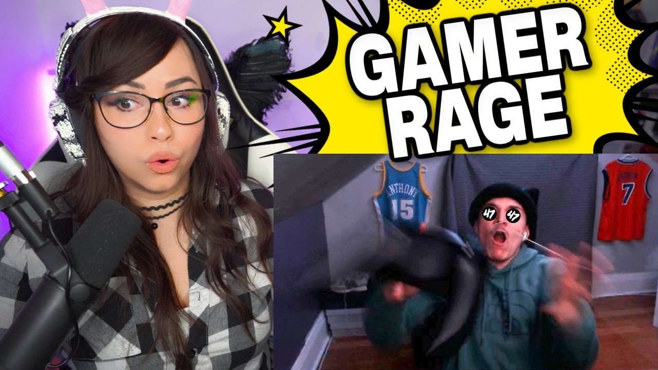Bunnymon REACTS to 8 MINUTES OF GAMER RAGE !!! (PART 13)