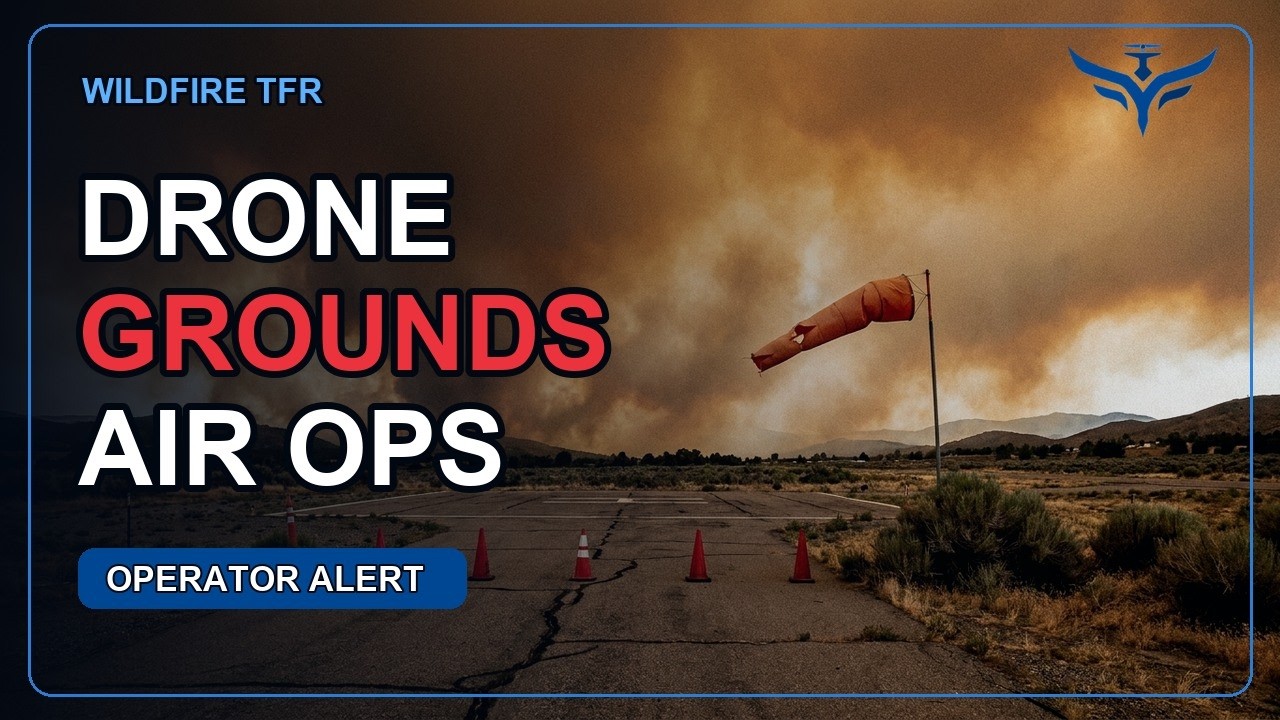 One Drone Can Ground Firefighting Aircraft
