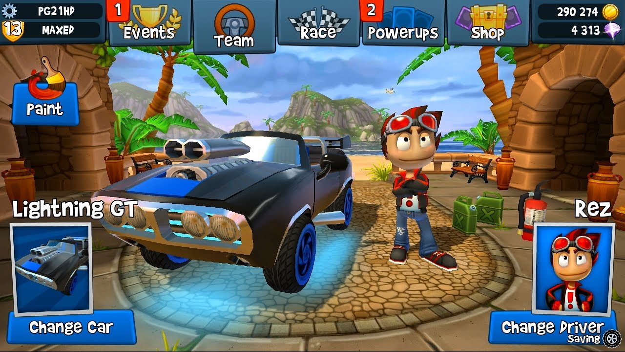 Last Bling Car Lightning GT Purchase | Unlocked | Beach Buggy Racing 2 #67