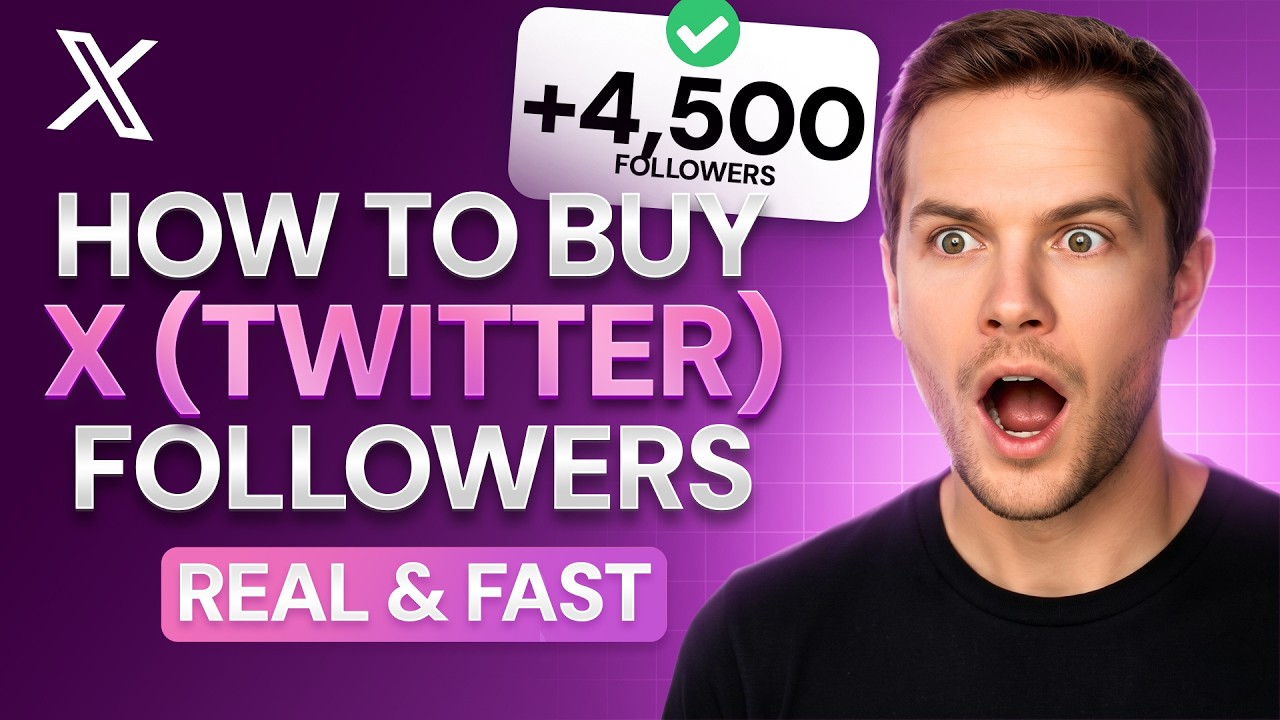 How to Buy X/Twitter CHEAP Followers in 2026 (FAST)