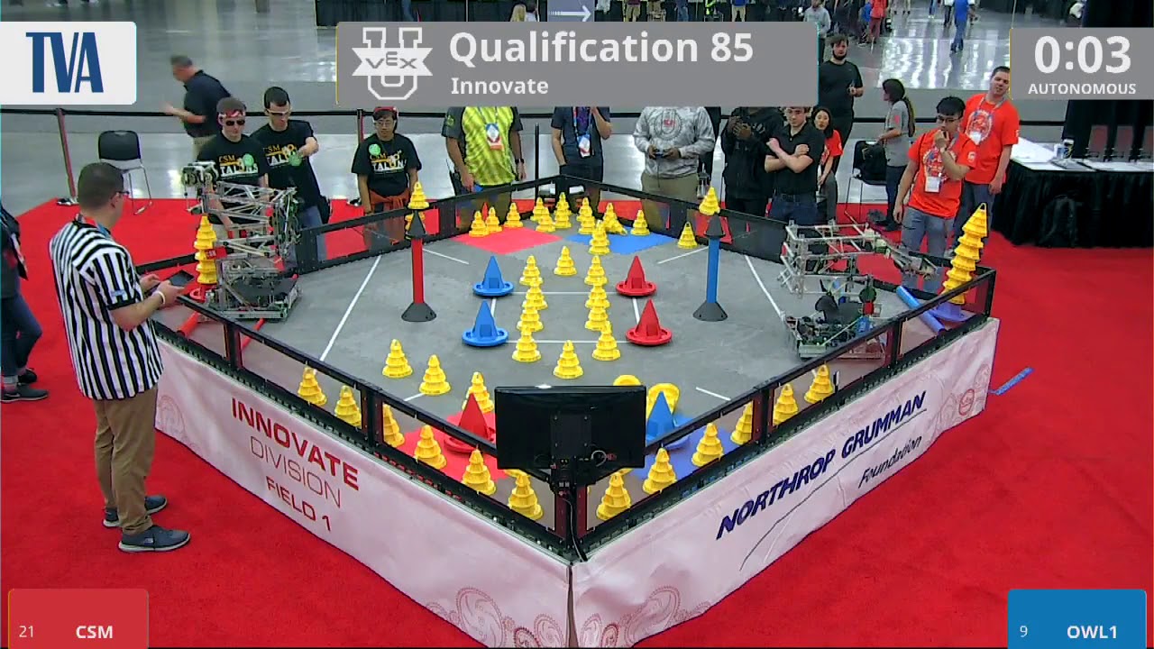 2018 VEXU Innovate Q85 - CSM vs OWL1 - 52 to 79