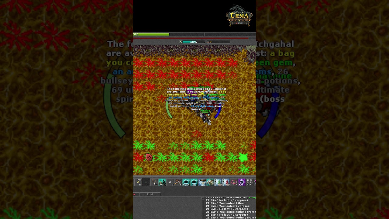 Best double drops in Tibia (część 2) #shorts #tibia #drops