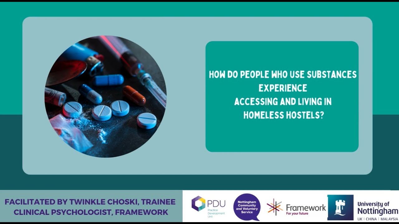 PDU webinar: How do people who use substances experience accessing and living in homeless hostels?