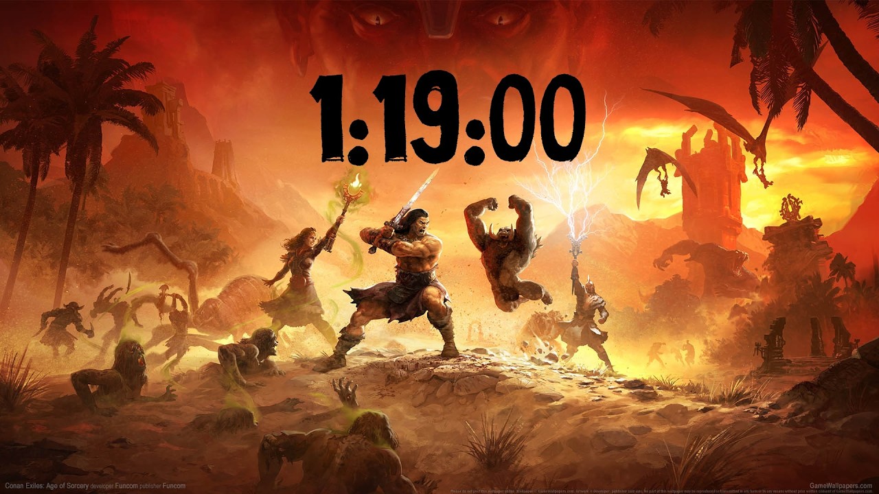 Conan Exiles || Speedrun || Age of War chapter 3 - Any% Civilized || 1:19:00