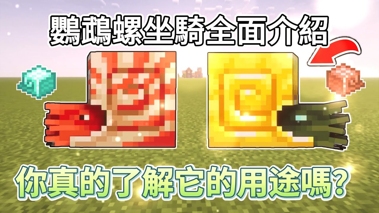 从零到大师！Minecraft1.21.11鹦鹉螺 & 僵尸鹦鹉螺全面解析！首个水下坐骑！水下无限呼吸、繁殖机制一次讲清楚