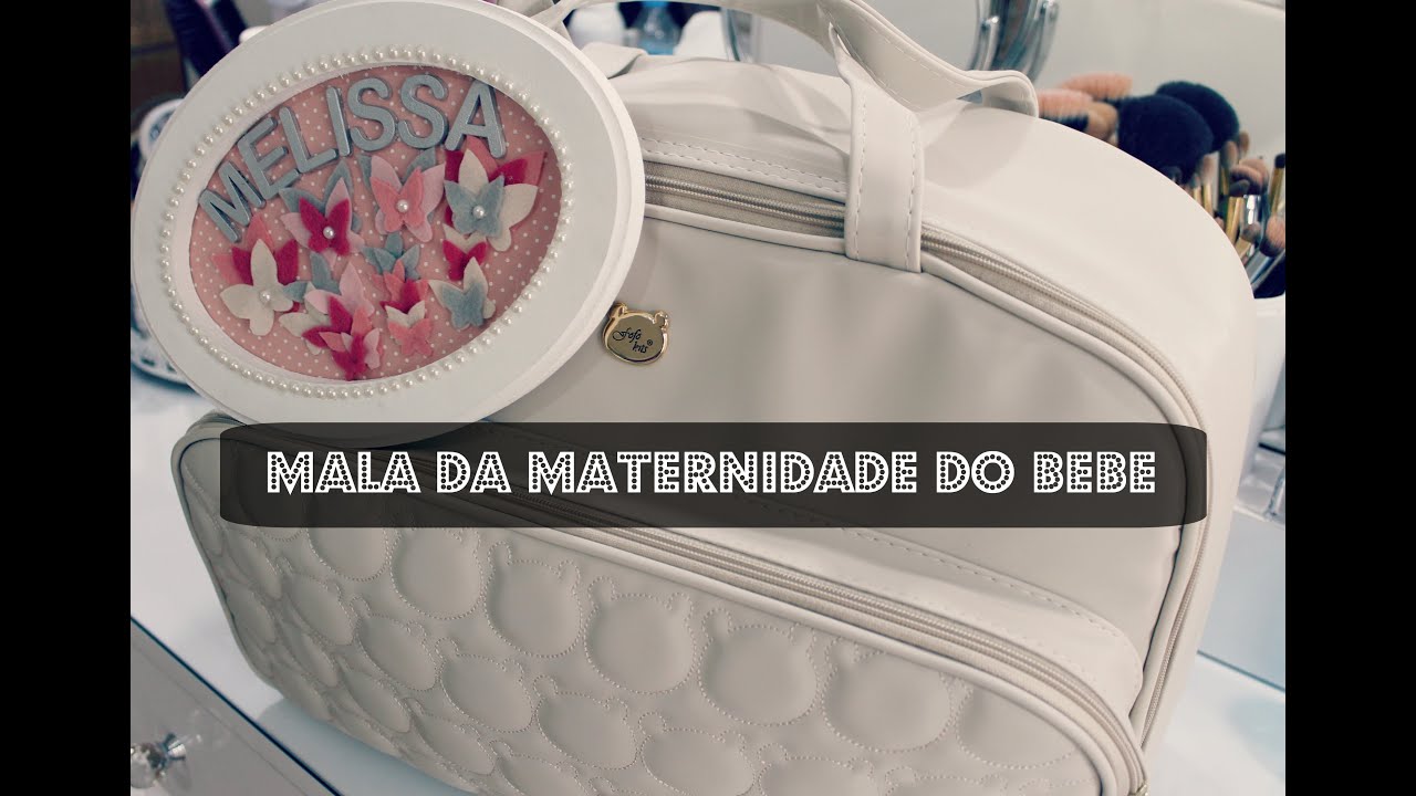 MALA DA MATERNIDADE DO BEBÊ - O QUE EU ESTOU LEVANDO NA MALA DA MELISSA?!