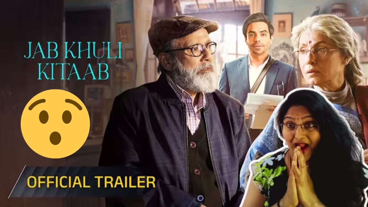 JAB KHULI KITAAB OFFICIAL TRAILER REACTION | PANKAJ KAPUR | DIMPLE K | APARSHAKTI K | SAURABH SHUKLA
