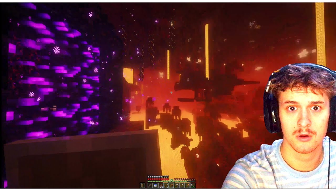 Minecraft Hardcore pt 4  THE NETHER