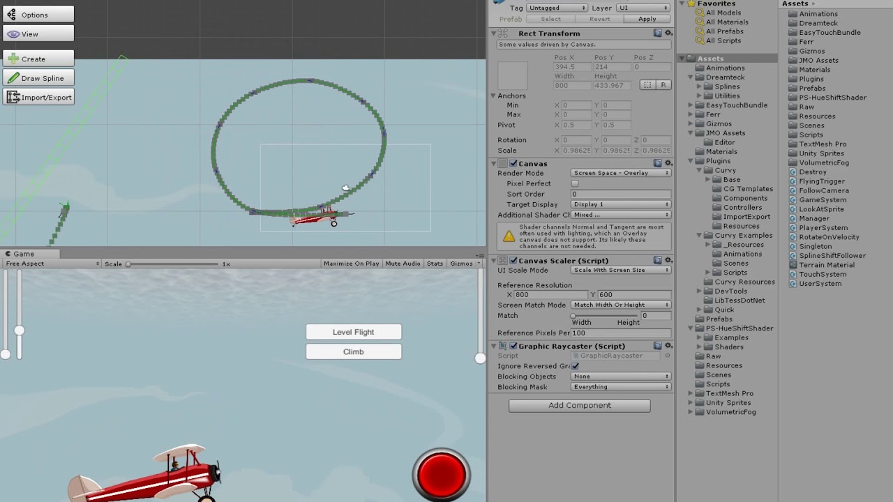 Game Dev. - Curvy 2 3   orientation testing - Sprite looking in wrong direction.