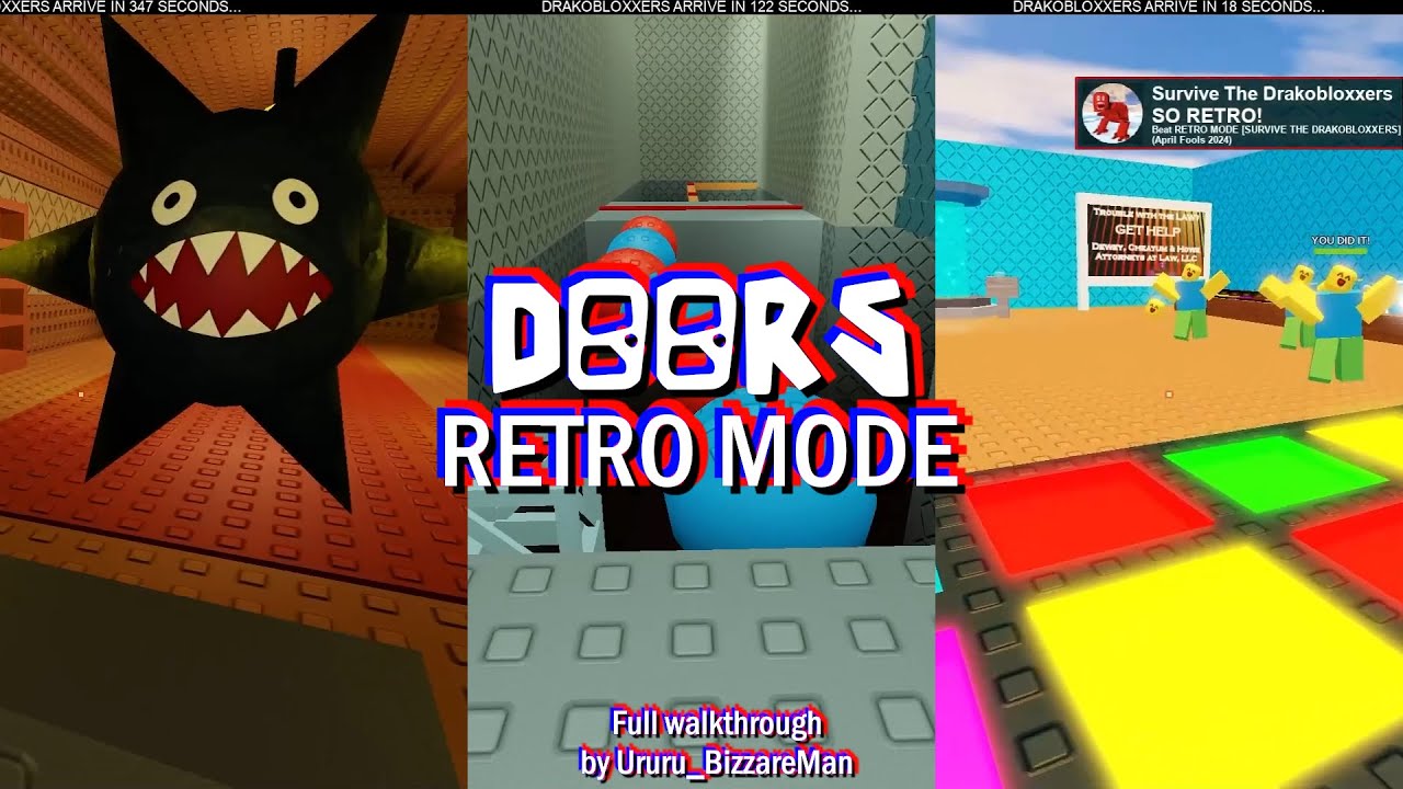 ROBLOX DOORS: RETRO MODE - Full Walkthrough | ROBLOX 2024