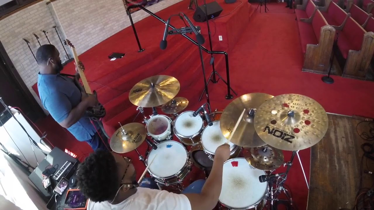 Jaylan Crout 8.16.20 church drum cam (raw audio)