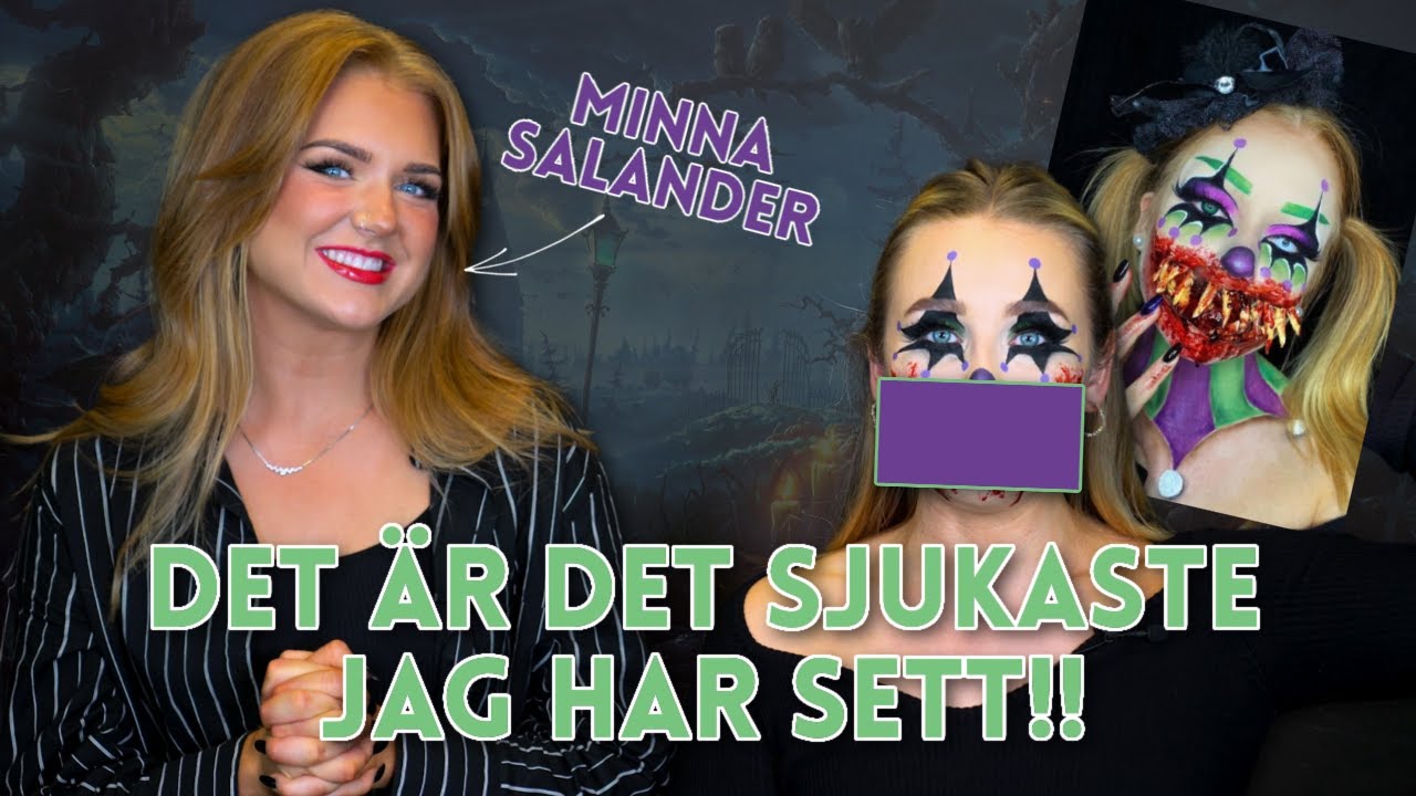 HALLOWEEN 2022 - MINNA SALANDER SMINKAR MIG