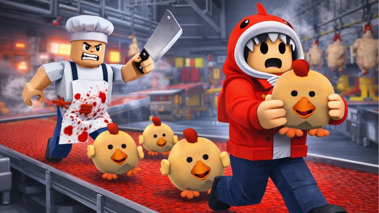 ROBLOX ESCAPE CHICKEN FACTORY!