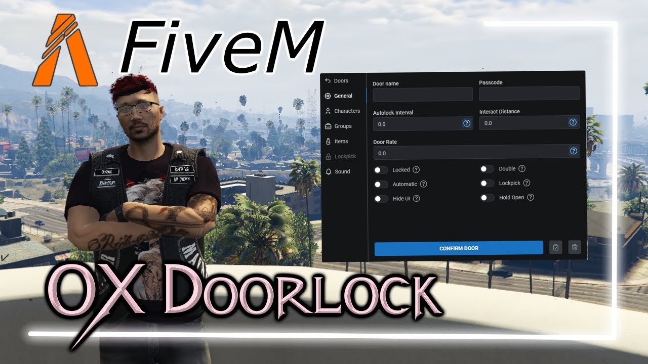 [FiveM/ESX & QBCORE] [FREE] Ox Doorlock | Türen einstellen | QB Installation | Deutsch | GTA RP