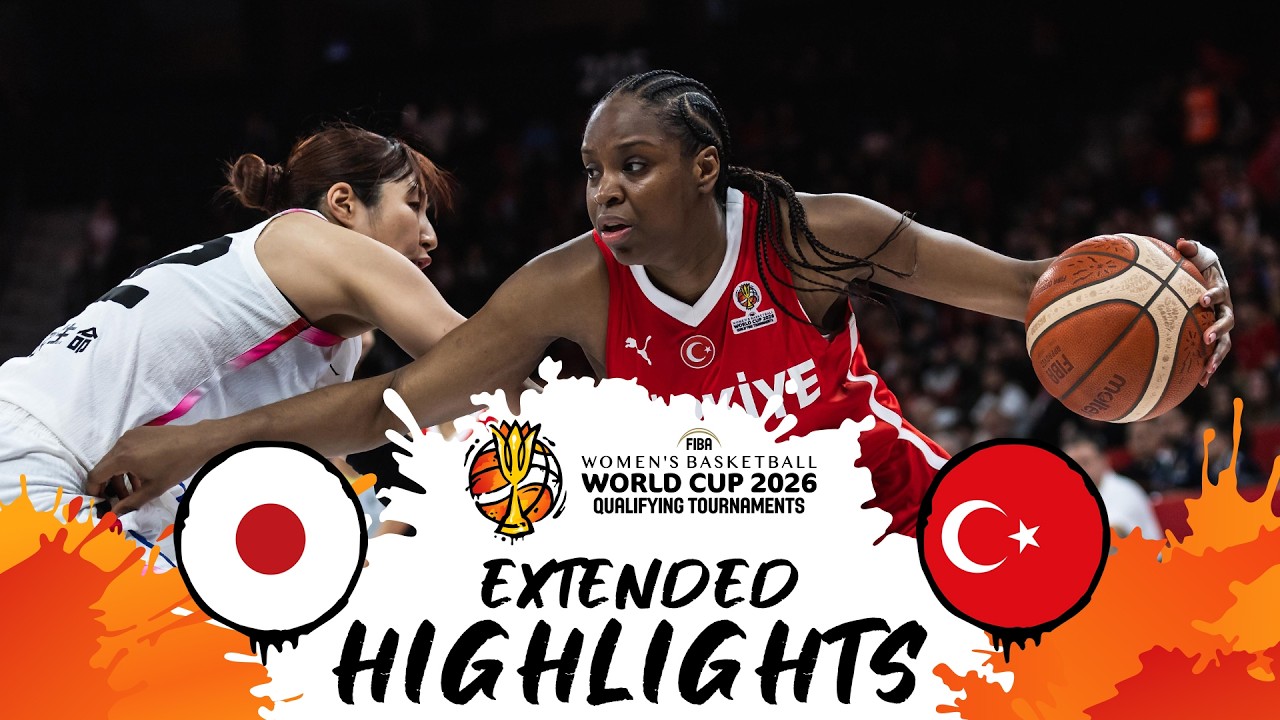 Japan 🇯🇵 v Türkiye 🇹🇷 | Extended Highlights | #FIBAWWC 2026 Qualifying Tournament