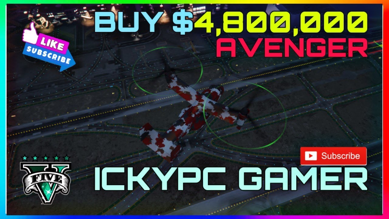 GTA ONLINE : BUY $4,800,000 MAXED OUT AVENGER | ICKYPC GAMER | GIVEAWAY🔥