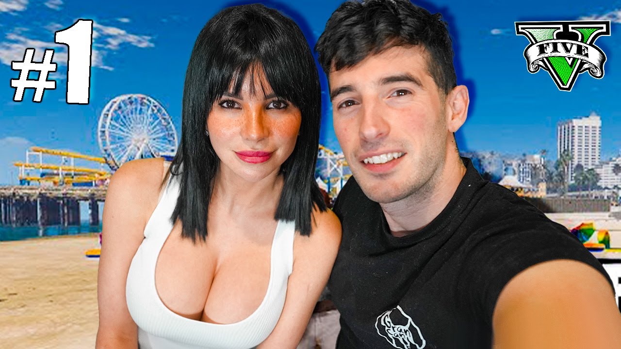 MI NOVIA JUEGA POR PRIMERA VEZ A GTA 5 EN 2024 !!
