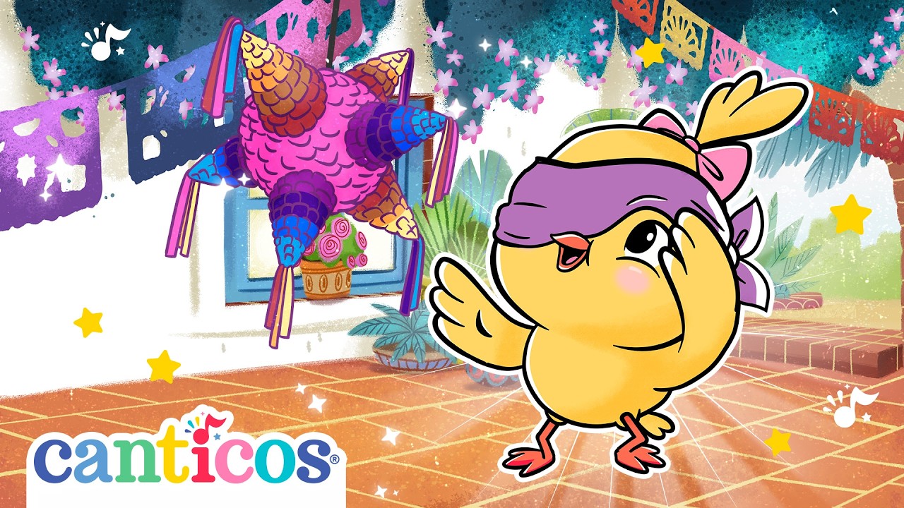Piñata Time Birthday song 🎂Nursery Rhyme & Kids Song | Canticos