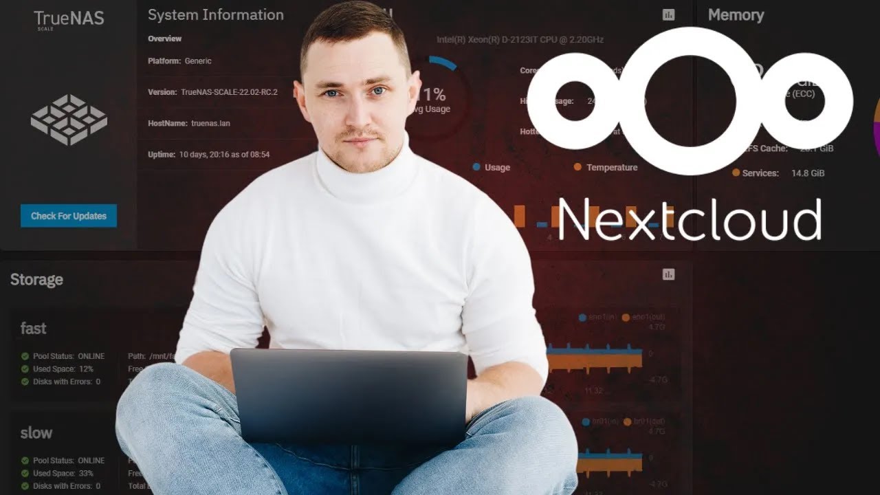 Самостоятельный хостинг Nextcloud-сервера в масштабе Truenas