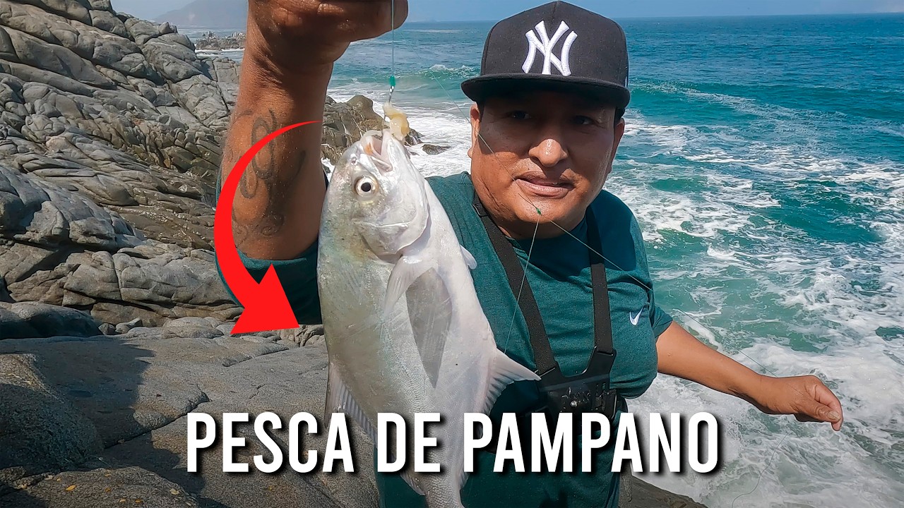 ASÍ FUE COMO PESCAMOS LOS RICOS PÁMPANOS EN LA PLAYA VESIQUE DE NUEVO CHIMBOTE | 2025