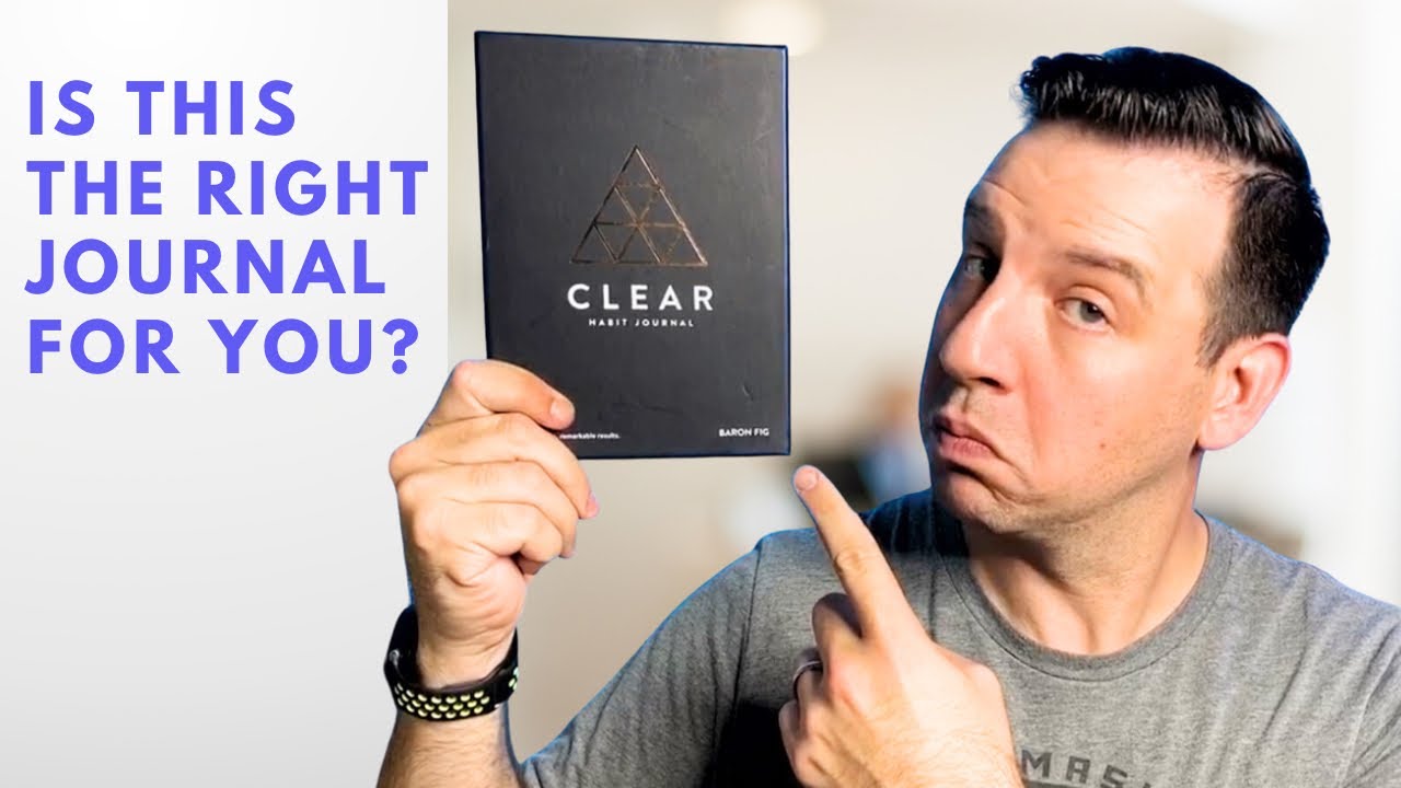 Baronfig Clear Habit Journal | A Better Alternative To The Bullet Journal Method