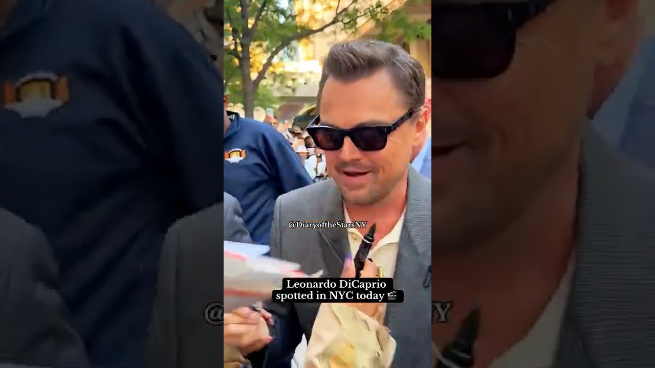 Leonardo DiCaprio spotted in a screening “One Battle After Another” 🎬✨ #LeonardoDiCaprio #NYC