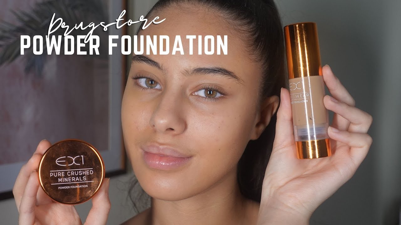 THE BEST DRUGSTORE POWDER FOUNDATION???  | Jessica Pimentel
